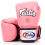 Fairtex BGV1BR "Breathable" Боксерские Перчатки Тайский Бокс c Сеткой Розовые